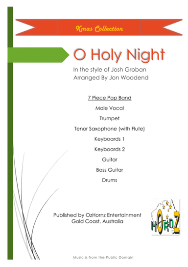O Holy Night (arr. Jon Woodend)