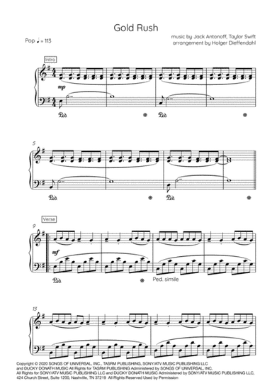 Gold Rush (arr. Holger Dieffendahl)