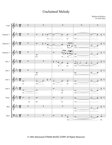 Unchained Melody (arr. Rob Dietz)