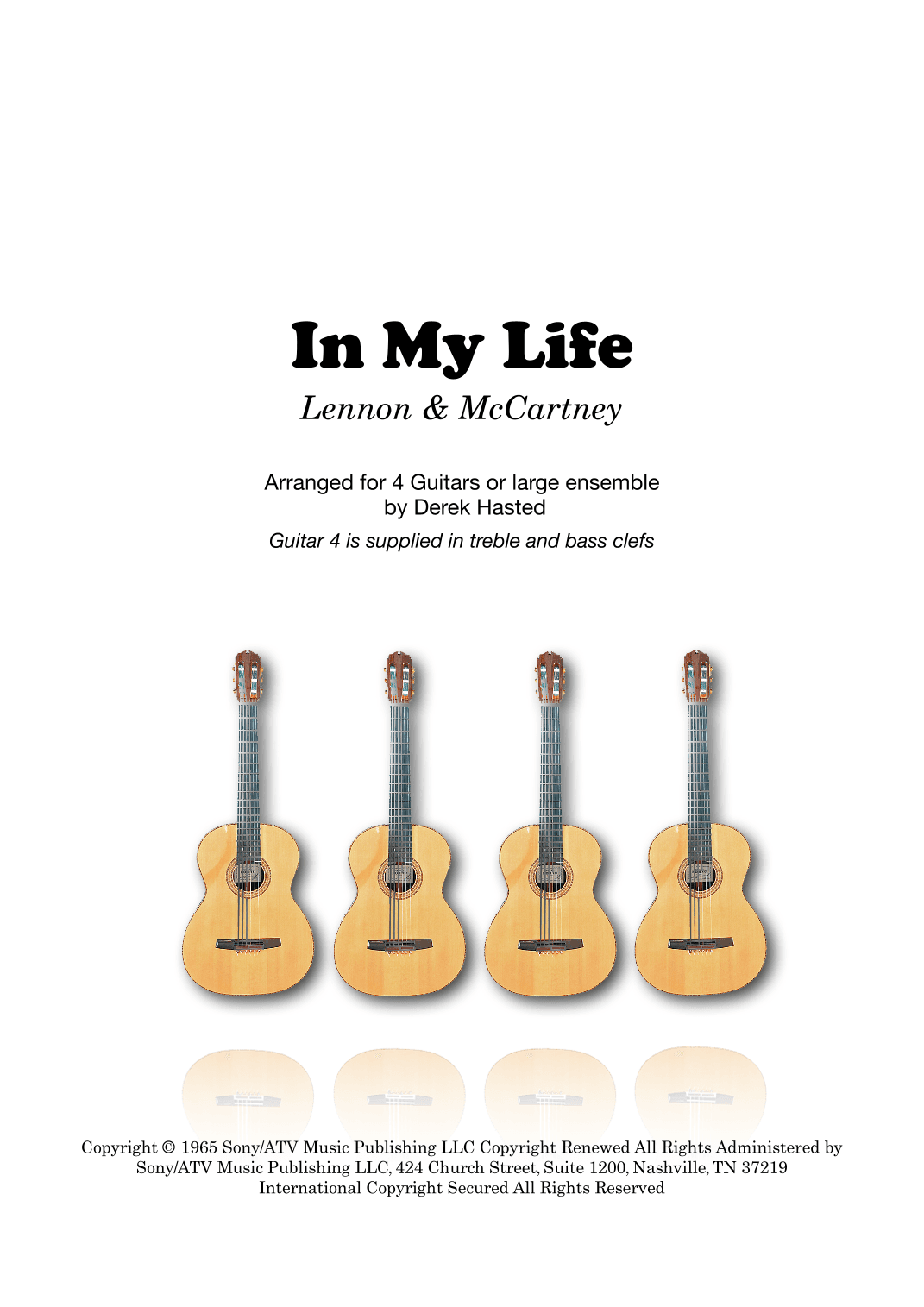 In My Life (arr. Derek Hasted)
