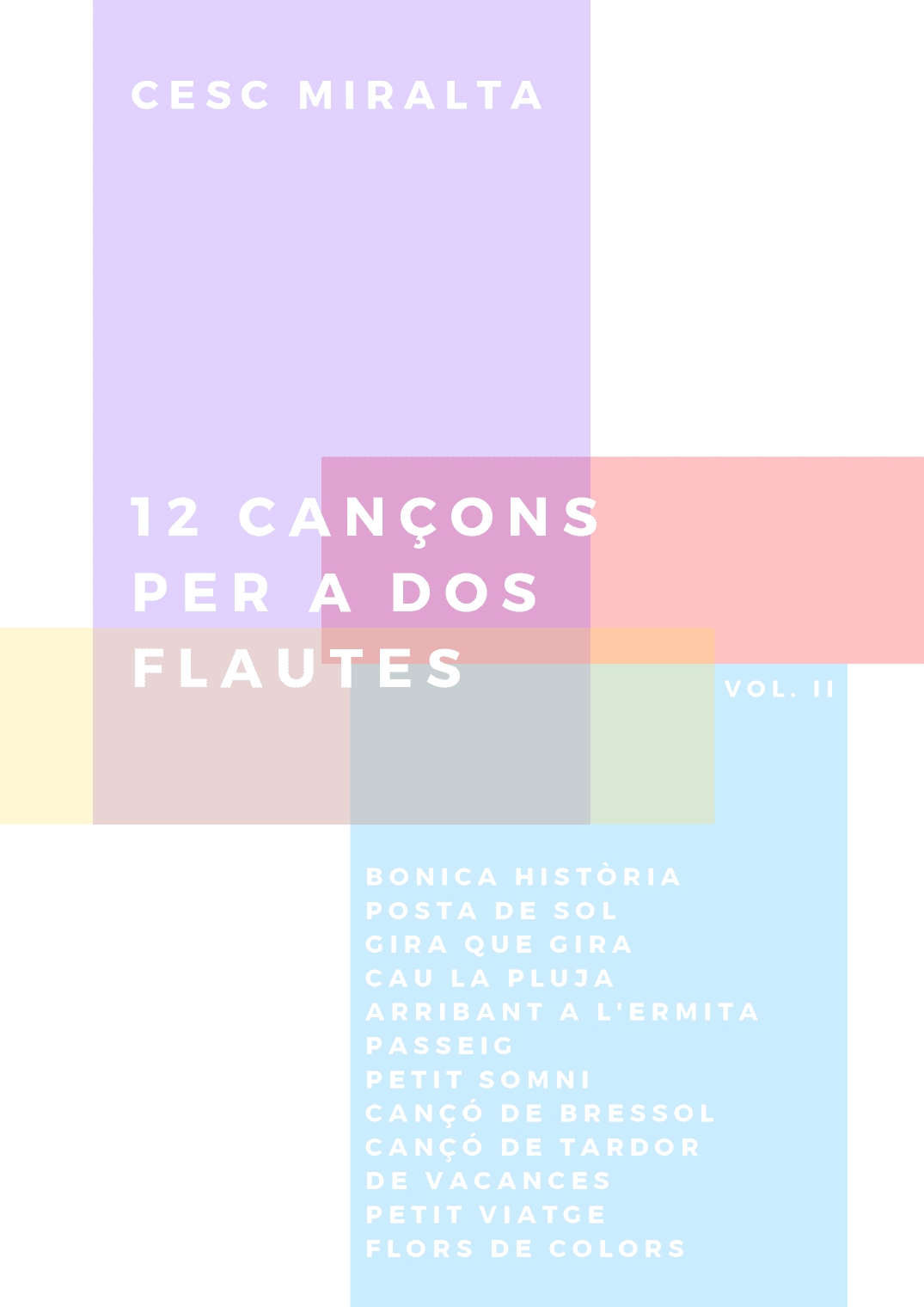 12 Canc¸ons per a Dos Flautes Vol II