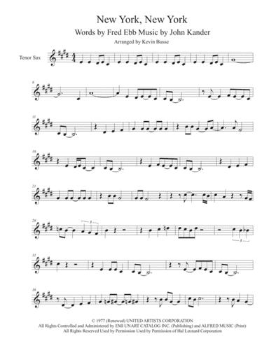 Theme From "New York, New York" (arr. Kevin Busse)