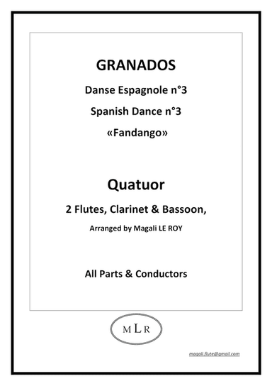 Spanish Dance n°3 Fandango (arr. Magali Le Roy)