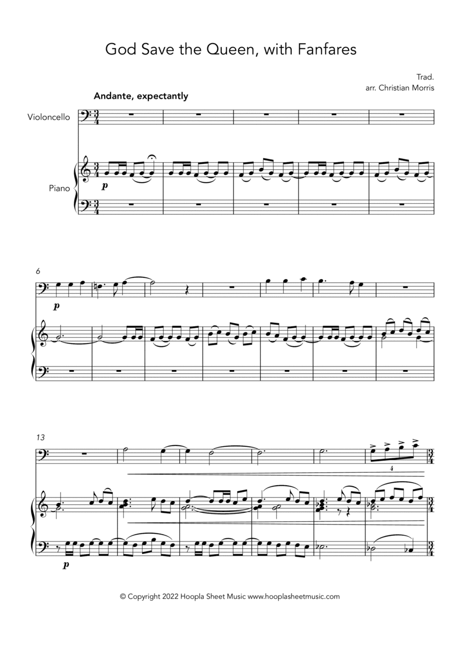 God Save the Queen, with Fanfares (arr. Christian Morris)