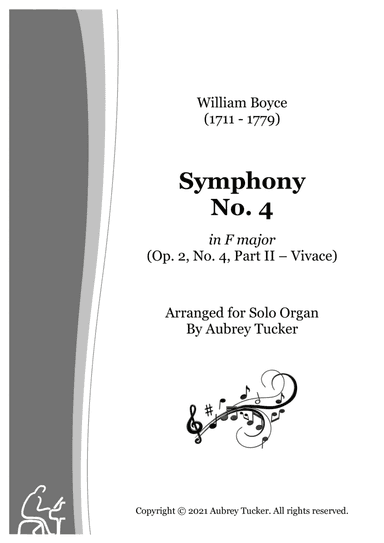Organ: Symphony No. 4 in F major (Op. 2, Part II - Vivace) - William Boyce (arr. Aubrey Tucker)