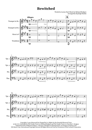Bewitched (arr. Kayleigh Huelin)