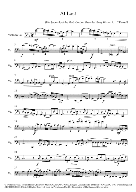 At Last (arr. Caroline Pearsall)