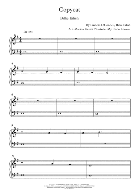 Copycat (arr. Marina Kirova)
