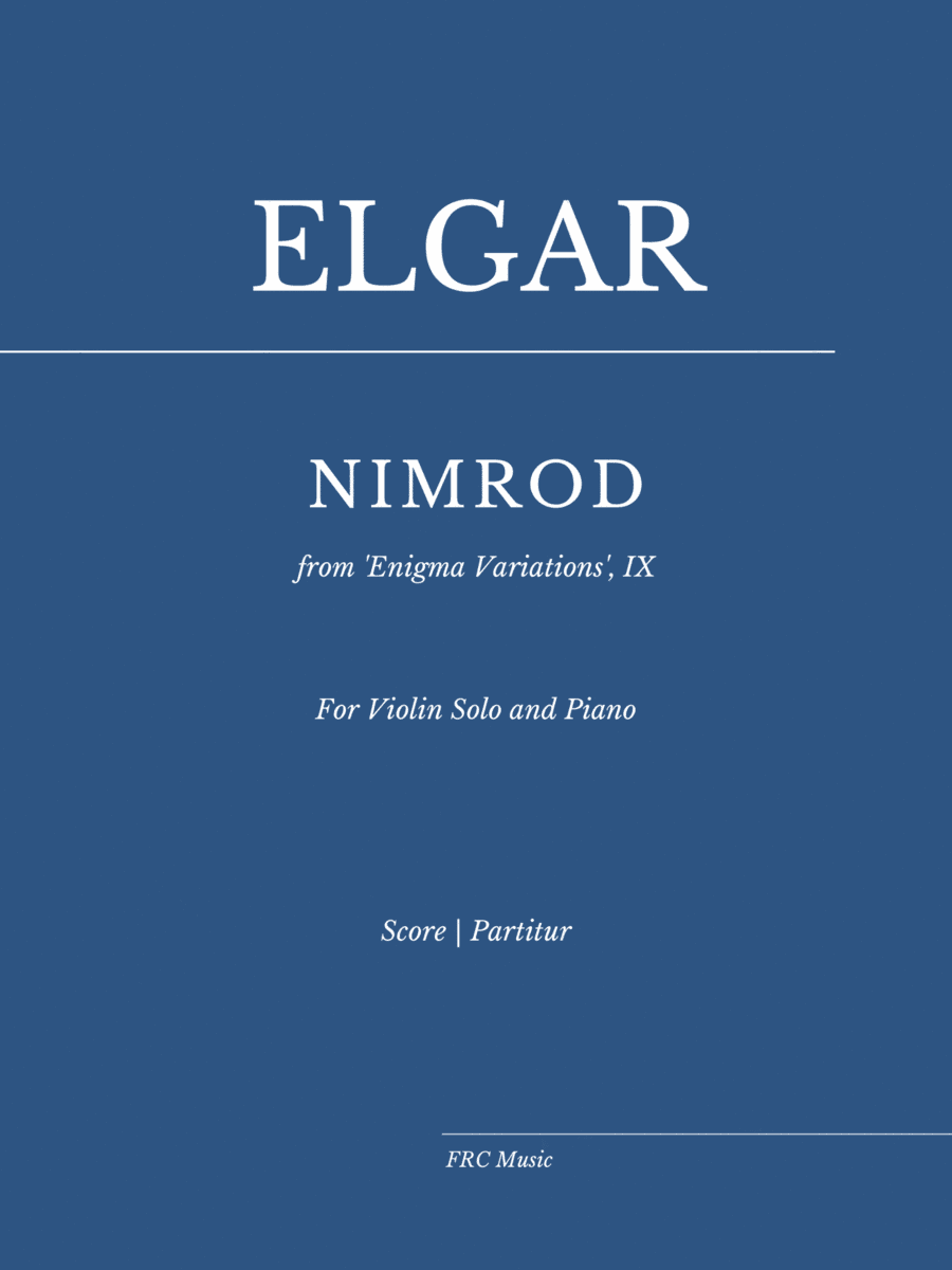 Nimrod (for Violin Solo and Piano) (arr. Flavio Regis Cunha)