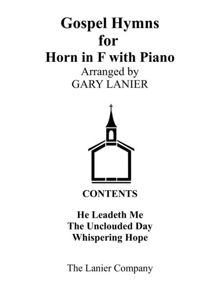 Gospel Hymns for Horn in F (Horn with Piano Accompaniment) (arr. Gary Lanier)