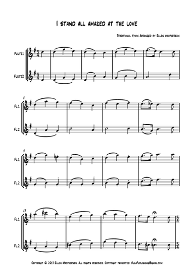 I Stand All Amazed at the Love - Flute Duet (arr. Ellen Macpherson)