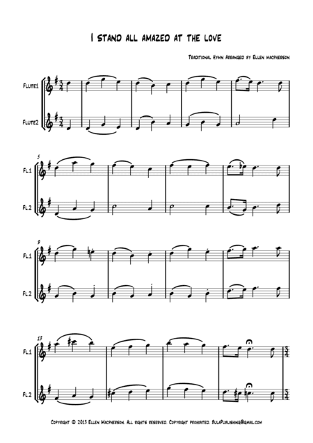 I Stand All Amazed at the Love - Flute Duet (arr. Ellen Macpherson)