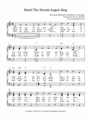 Hark The Herald Angels Sing (arr. Scott A. Schmidt)