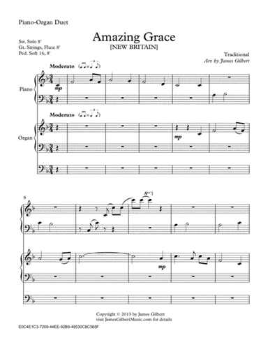Amazing Grace (arr. James Gilbert)