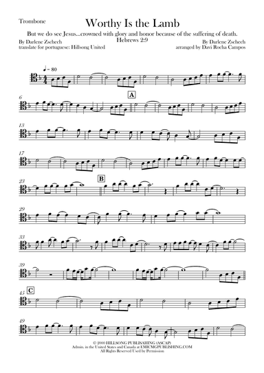 Worthy Is The Lamb (arr. Davi Rocha Campos)