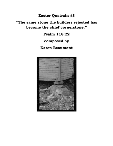 Easter Quatrain #3