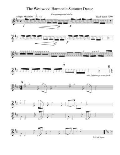 The Westwood Harmonic Summer Dance