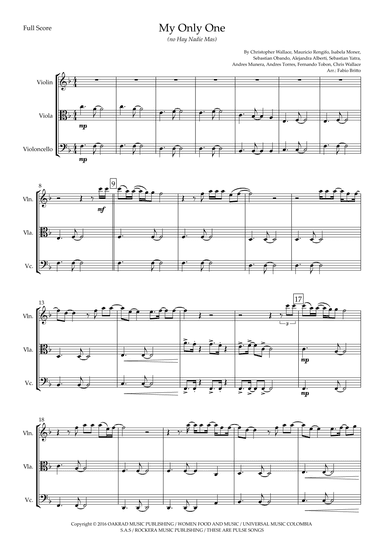 My Only One (no Hay Nadie Mas) (arr. Ottirb Sage)