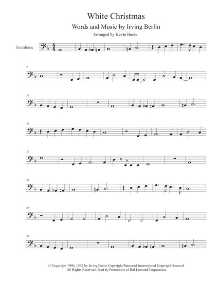 White Christmas (arr. Kevin Busse)