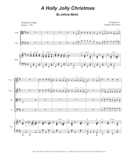 A Holly Jolly Christmas (arr. Stephen DeCesare)