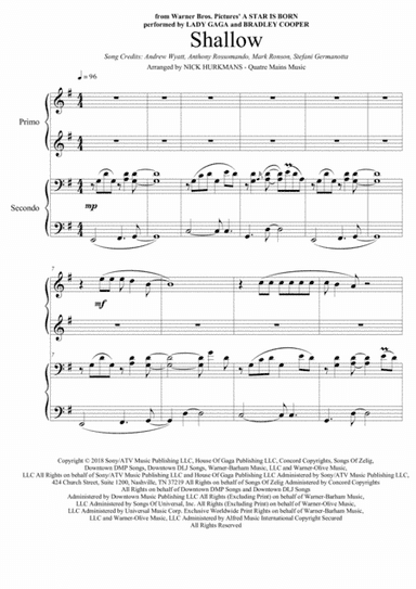 Shallow (arr. Nick Hurkmans)