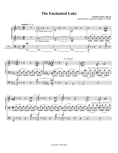 The Enchanted Lake (arr. Douglas O. Drake)