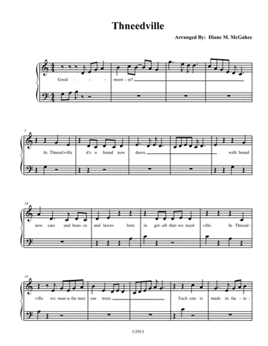 Thneedville (arr. Diane M. McGahee)