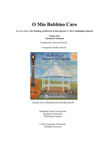 O Mio Babbino Caro (guitar solo) (arr. Bradley Powell (The Candlelight Guitarist))