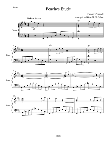 Peaches Etude (arr. Diane M. McGahee)