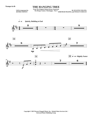 The Hanging Tree (arr. Jeffrey Bowen)