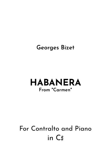 Habanera (arr. Jireh J.)