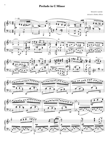 Prelude in C Minor