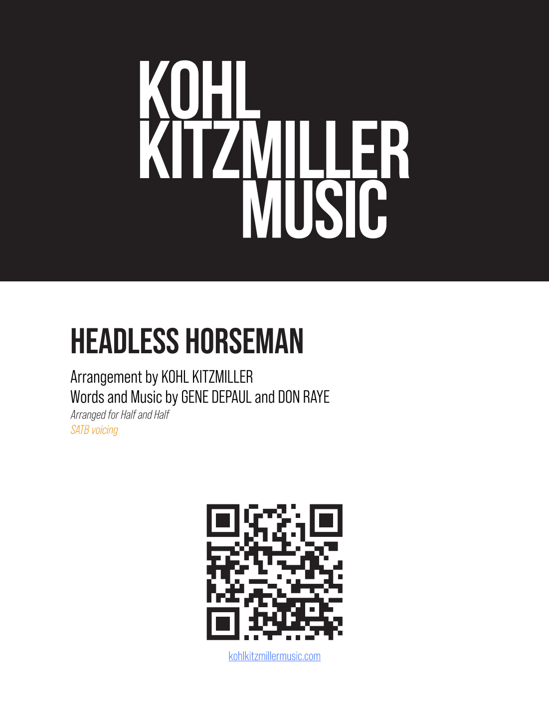 The Headless Horseman (arr. Kohl Kitzmiller)