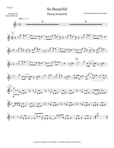 Sobeautiful (arr. AZSAP MUSiC)