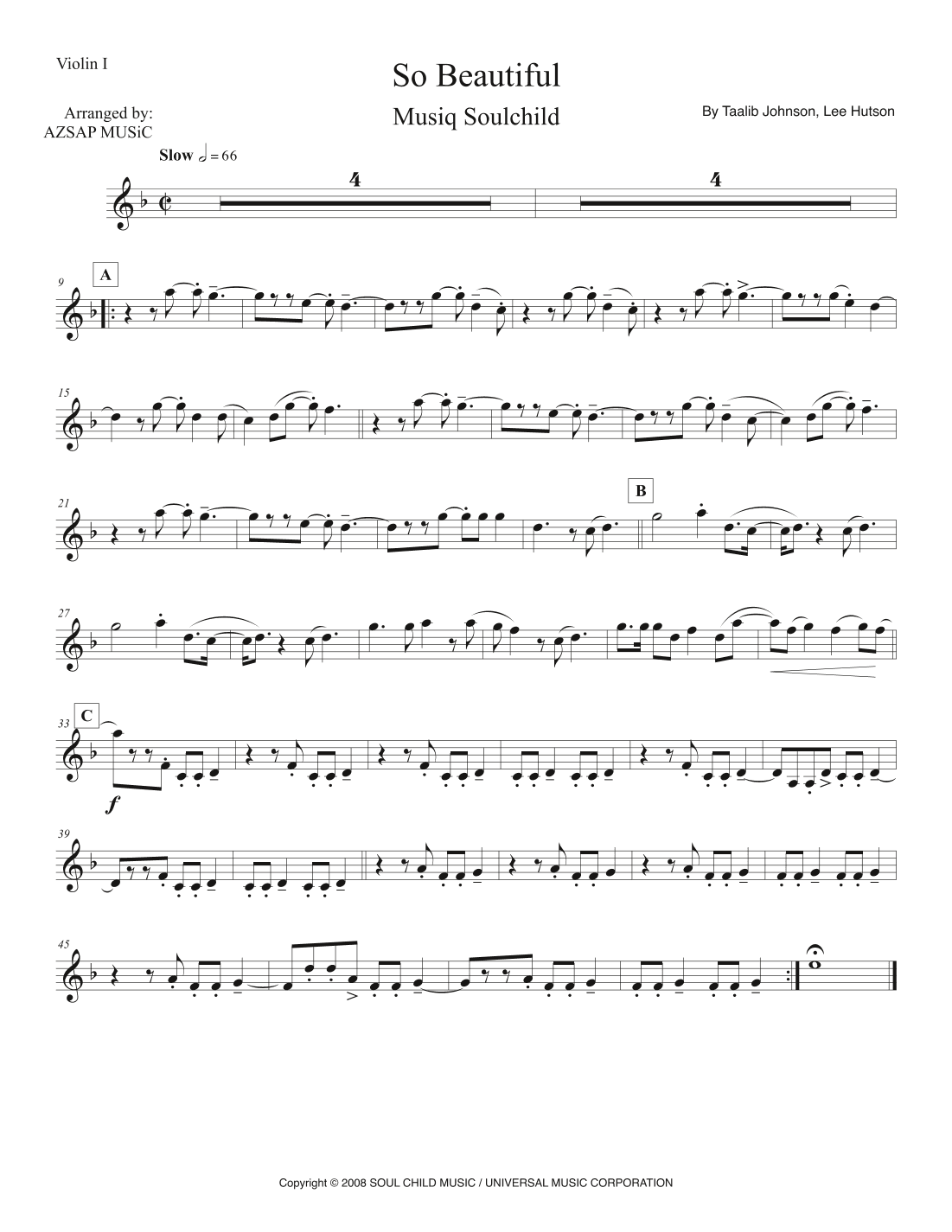 Sobeautiful (arr. AZSAP MUSiC)