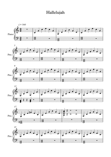 Hallelujah (arr. Hugo Neves)