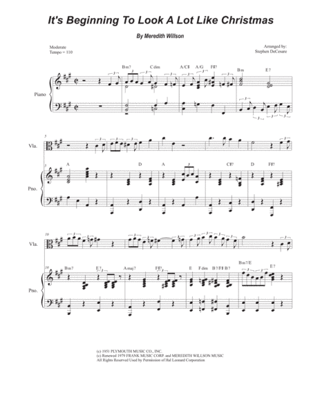 It's Beginning To Look Like Christmas (arr. Stephen DeCesare)