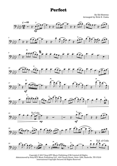 Perfect (arr. Erik B. Costa)