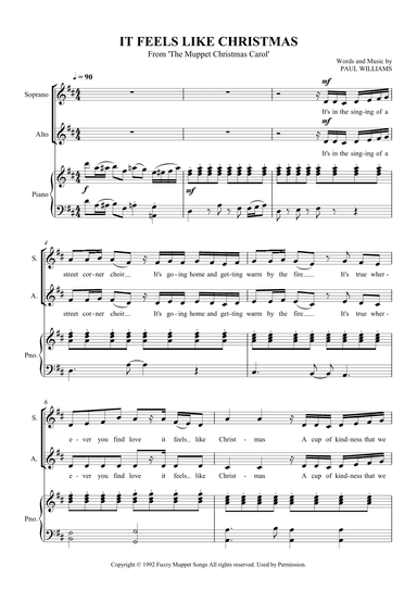 It Feels Like Christmas (arr. SCMusic)