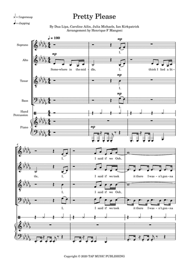 Pretty Please (arr. Henrique F Mangoni)