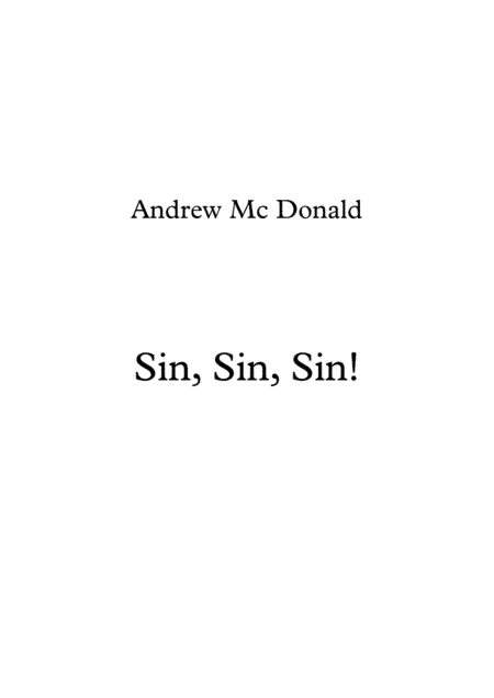 Sin, Sin, Sin!