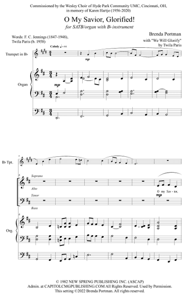 We Will Glorify (arr. Brenda Portman)