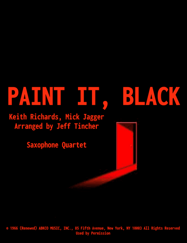 Paint It, Black (arr. Jeff Tincher)