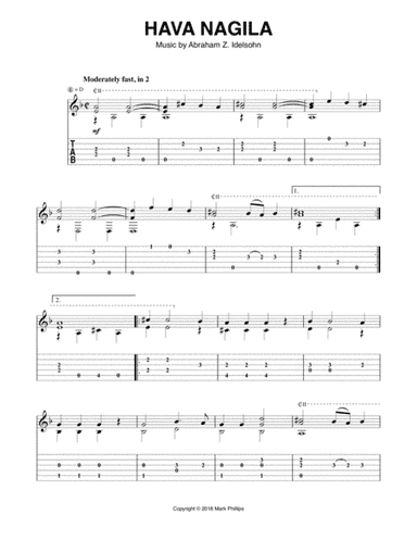 Hava Nagila (arr. Mark Phillips)