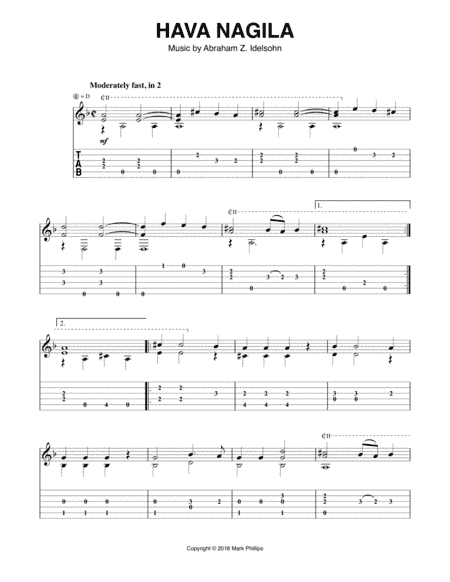 Hava Nagila (arr. Mark Phillips)