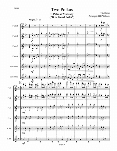 Beer Barrel Polka (traditional) (arr. DB Williams)
