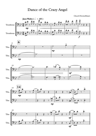 Dance of the Crazy Angel - trombone duet