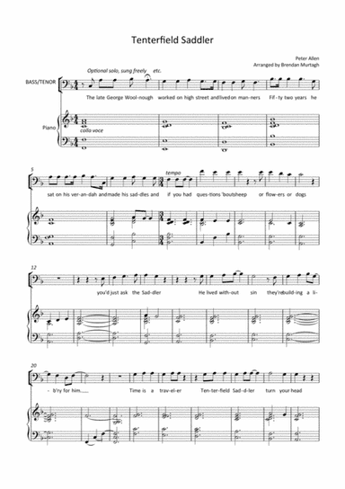 Tenterfield Saddler (arr. Brendan Murtagh)