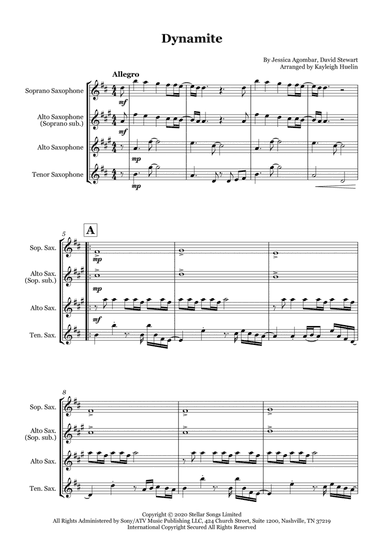 Dynamite (arr. Kayleigh Huelin)