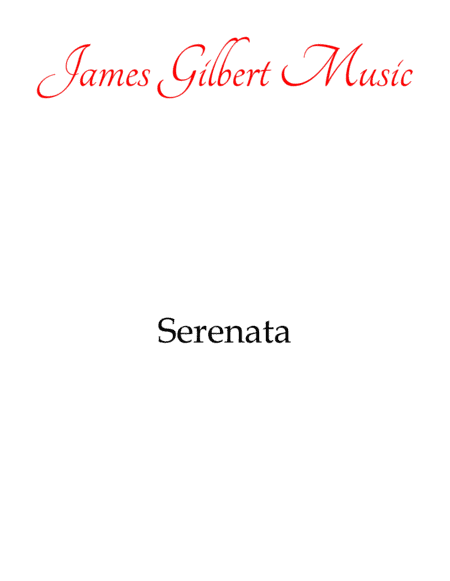 Serenata (arr. James Gilbert Music)